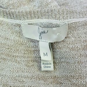 Joie knit sweater assimetri long sleeve tuniv women size M